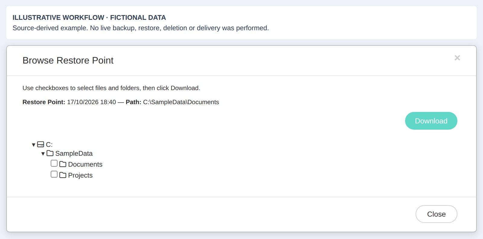 Find the missing work without first finding the right server